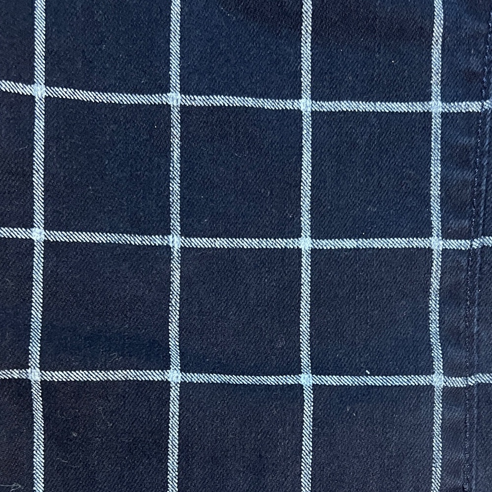 LOFT Modern Skinny Black Check Pants 28/6 - Picture 6 of 8